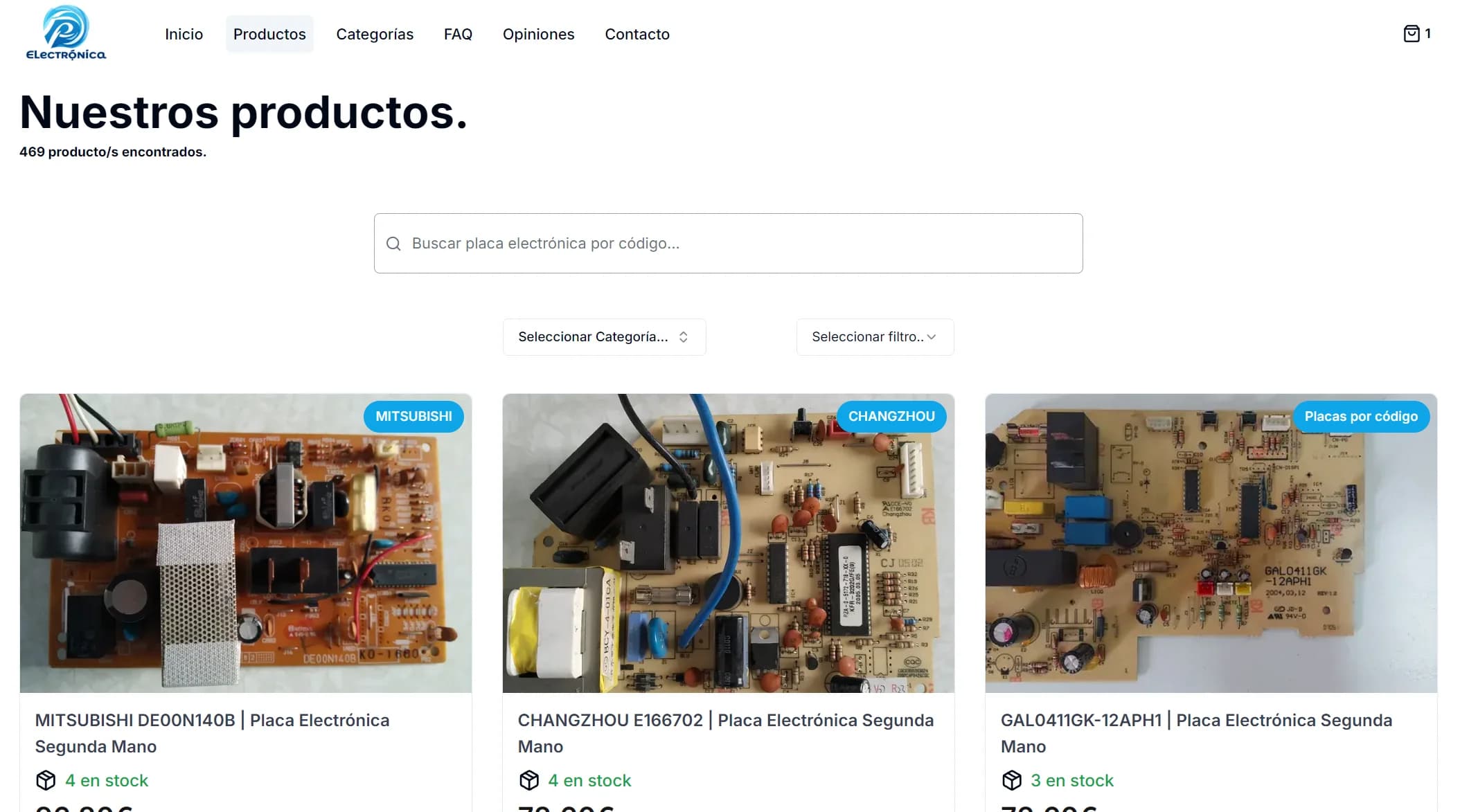 Venta de placas de aire acondicionado